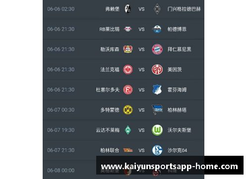 开云体育app官方网站德甲第16轮：莱比锡VS拜仁、法兰克福VS沙尔克04精彩赛事前瞻 - 副本
